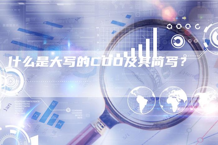 什么是大写的COO及其简写?-速发外链网