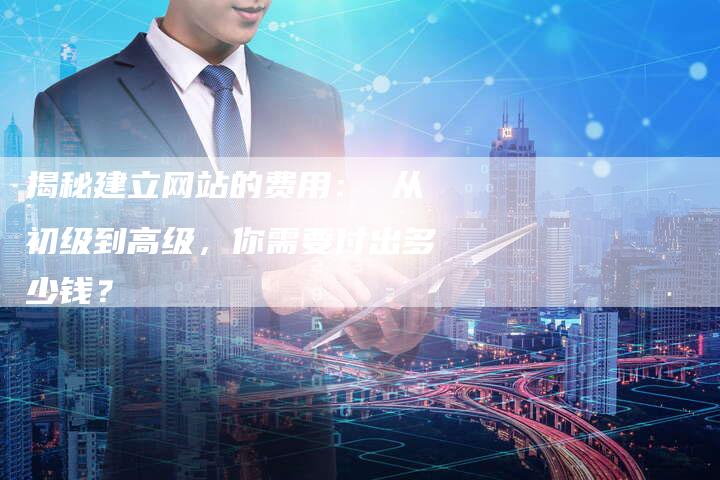 揭秘建立网站的费用： 从初级到高级，你需要付出多少钱？