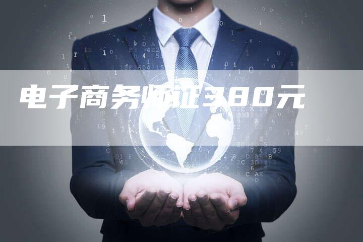 电子商务师证380元-速发外链网