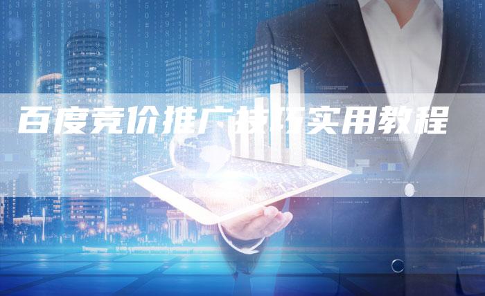 百度竞价推广技巧实用教程