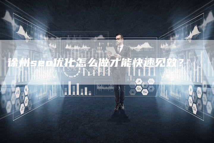 徐州seo优化怎么做才能快速见效？-速发外链网