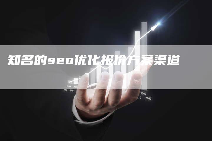 知名的seo优化报价方案渠道-速发外链网