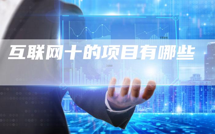 互联网十的项目有哪些-速发外链网