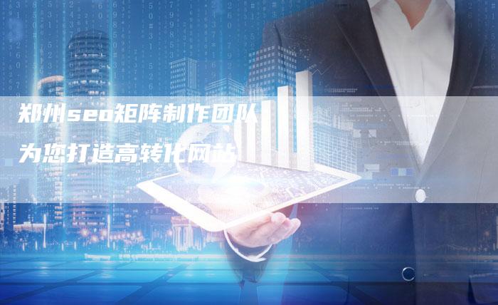 郑州seo矩阵制作团队：为您打造高转化网站