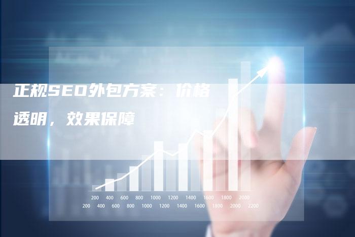 正规SEO外包方案：价格透明，效果保障-速发外链网