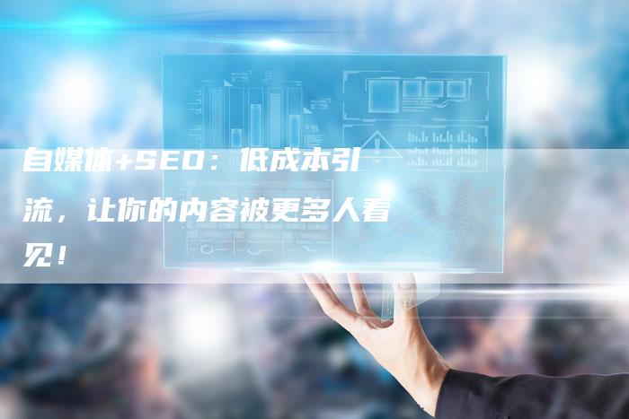 自媒体+SEO：低成本引流，让你的内容被更多人看见！-速发外链网