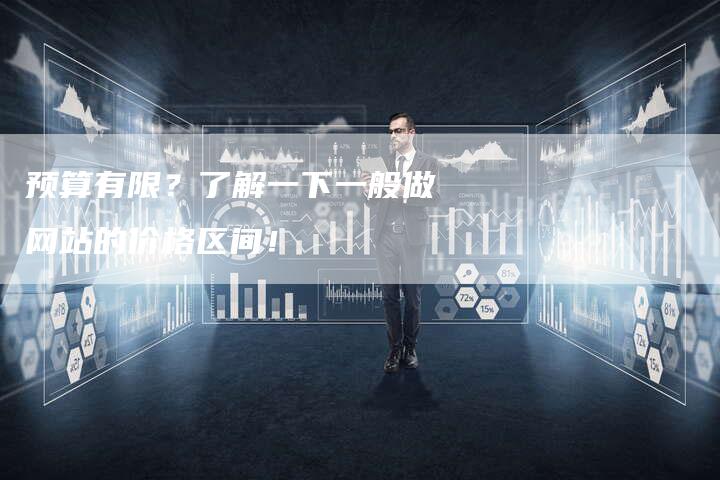 预算有限？了解一下一般做网站的价格区间！
