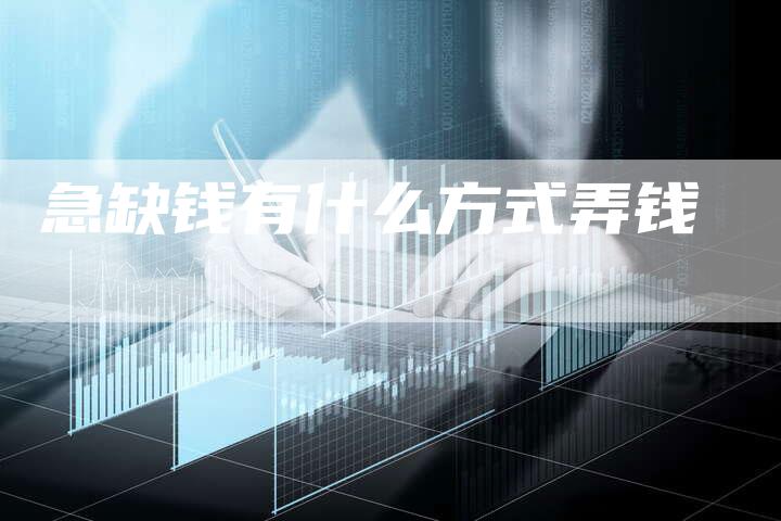 急缺钱有什么方式弄钱-速发外链网