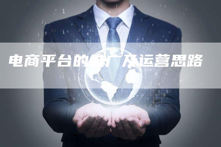 电商平台的推广及运营思路