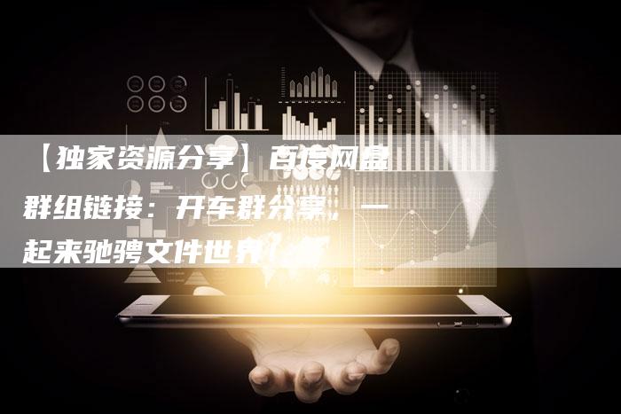 【独家资源分享】百度网盘群组链接：开车群分享，一起来驰骋文件世界！