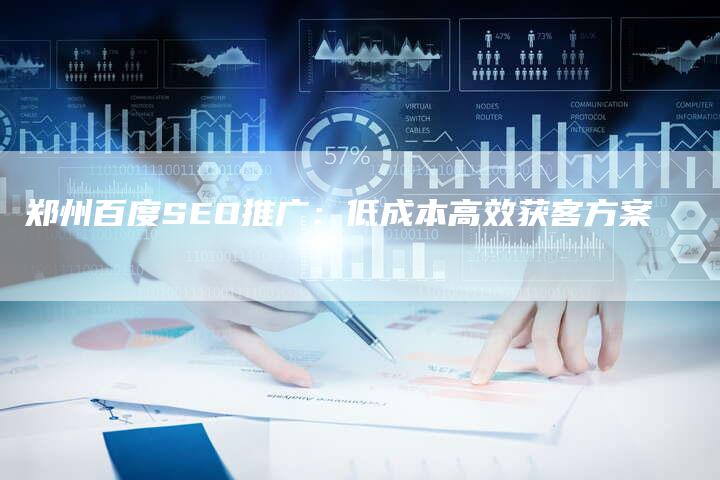 郑州百度SEO推广：低成本高效获客方案-速发外链网