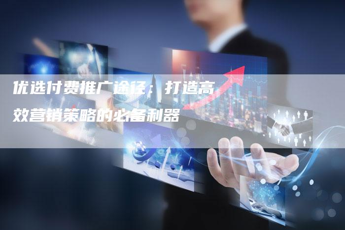 优选付费推广途径：打造高效营销策略的必备利器