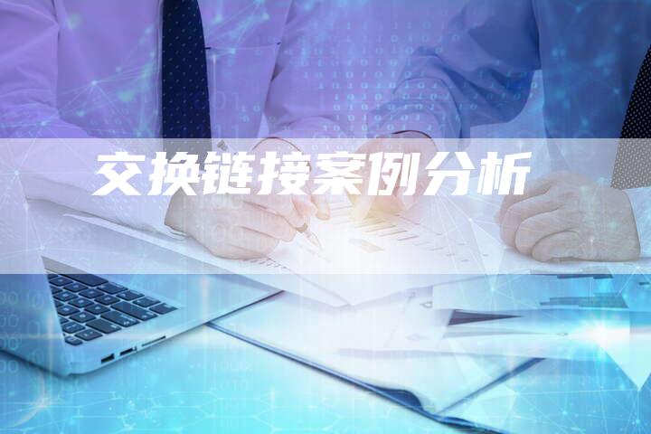 交换链接案例分析