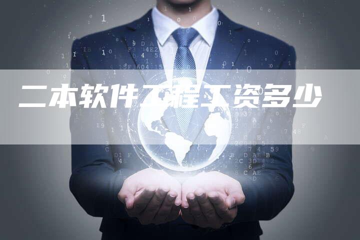 二本软件工程工资多少-速发外链网