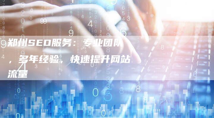 郑州SEO服务：专业团队，多年经验，快速提升网站流量-速发外链网