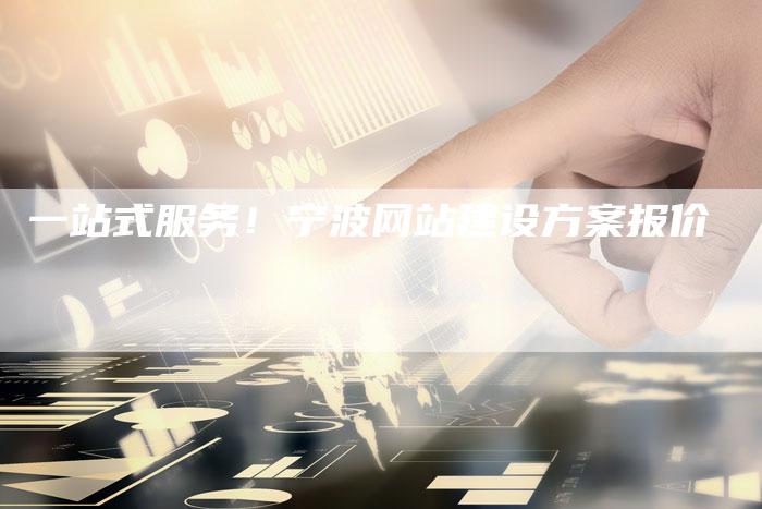 一站式服务！宁波网站建设方案报价-速发外链网