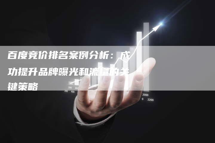 百度竞价排名案例分析：成功提升品牌曝光和流量的关键策略-速发外链网