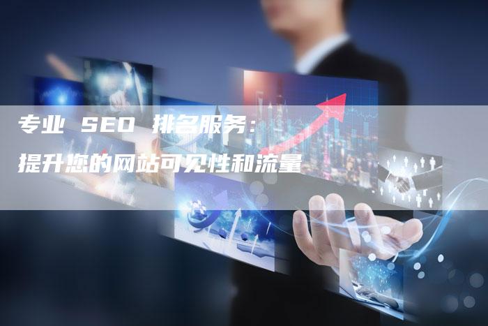 专业 SEO 排名服务：提升您的网站可见性和流量
