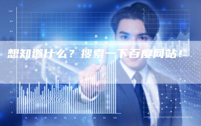 想知道什么?搜索一下百度网站!-速发外链网
