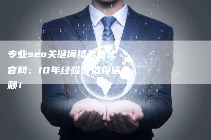 专业seo关键词排名优化官网：10年经验，值得信赖！