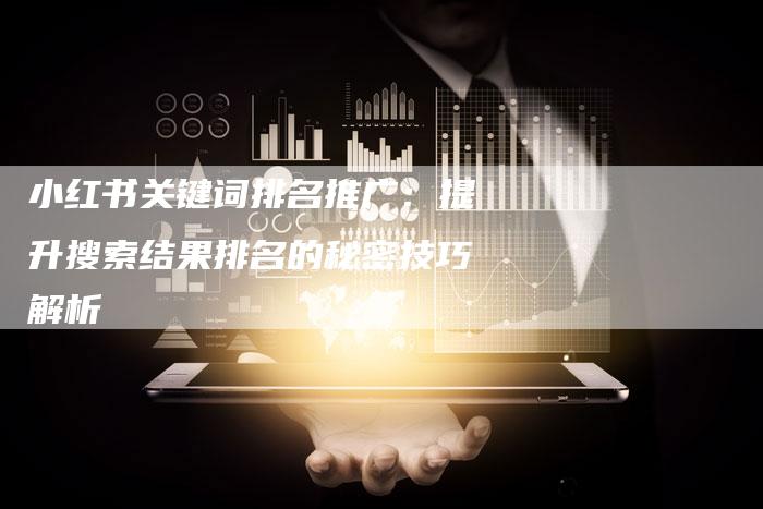 小红书关键词排名推广:提升搜索结果排名的秘密技巧解析-速发外链网