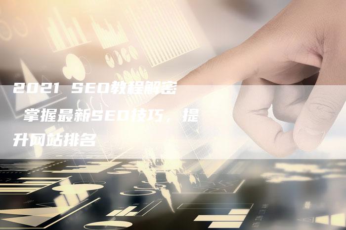 2021 SEO教程解密 掌握最新SEO技巧，提升网站排名