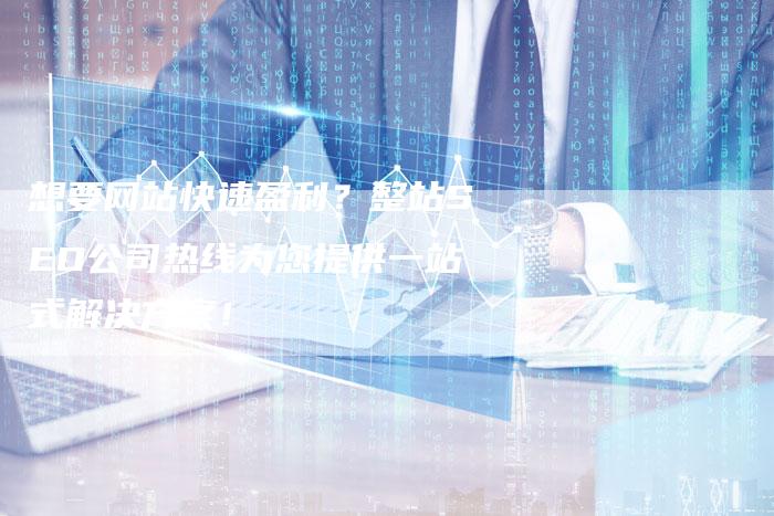 想要网站快速盈利？整站SEO公司热线为您提供一站式解决方案！-速发外链网