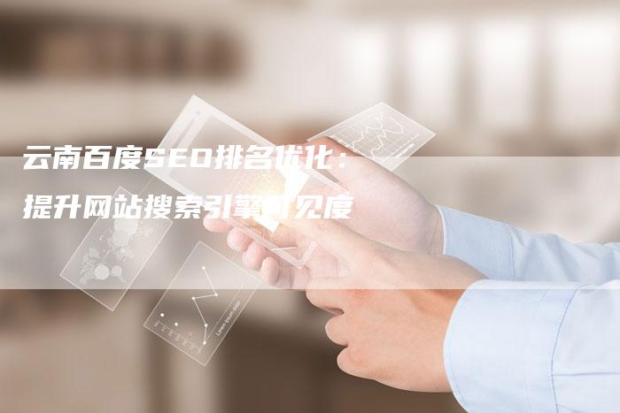 云南百度SEO排名优化：提升网站搜索引擎可见度