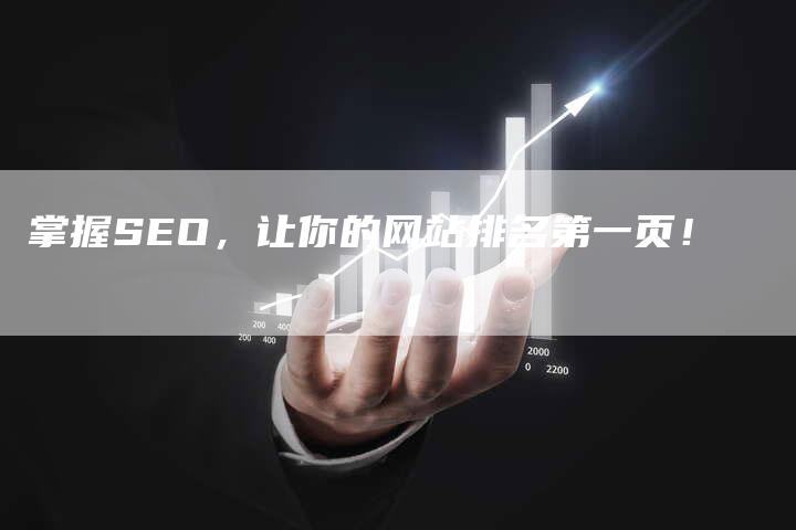 掌握SEO，让你的网站排名第一页！