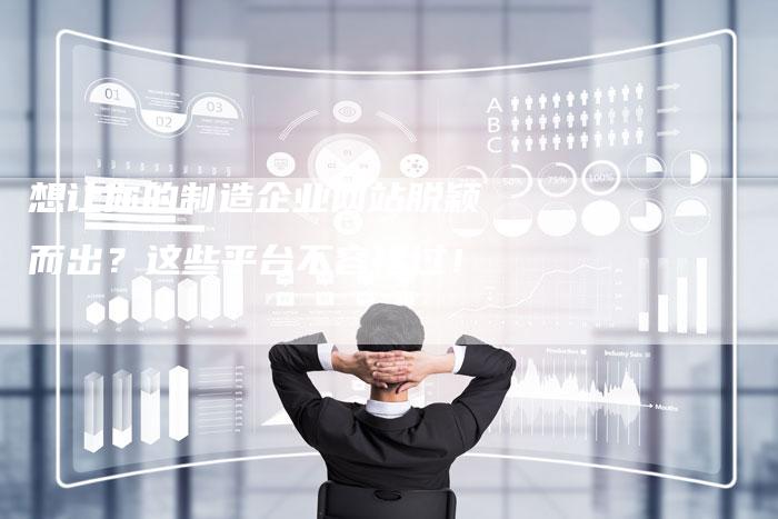想让你的制造企业网站脱颖而出？这些平台不容错过！-速发外链网
