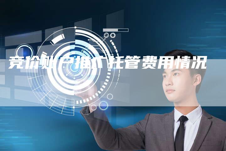 竞价账户推广托管费用情况