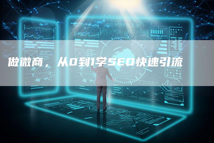 做微商，从0到1学SEO快速引流-速发外链网