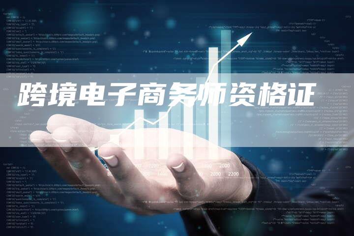 跨境电子商务师资格证-速发外链网