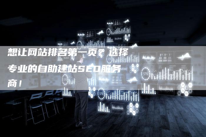 想让网站排名第一页？选择专业的自助建站SEO服务商！-速发外链网