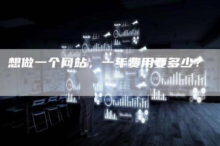 想做一个网站，一年费用要多少？